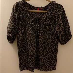 5/48 Leopard Print Blouse